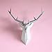 Brownfolds DIY Paper Wall Trophy; Origami Deer Head Wall Decor Art Piece; Pre-Cut and Scored Paper Templates