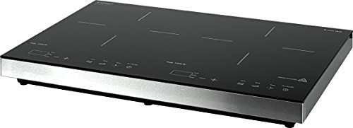Frieling-12400-Black-Caso-Germany-Pro-S-Line-1800-Double-Induction-Cooktop-Burner-with-8-Power-Levels