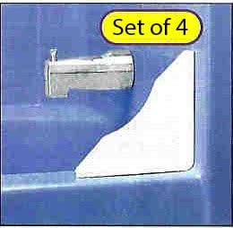 11" TUB/SHOWER SPLASH GUARDS - SET OF 4