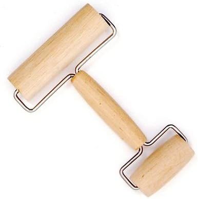 SCI Double Dough Roller 4" & 2.5" Rollers - Pastry Pizza Pasta Hand Rolling Pin