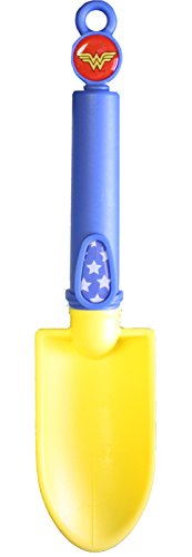 MidWest DCW410KH8 Wonder Woman Kids Garden Trowel, Blue Handle/Yellow Scoop