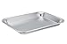 TeamFar Stainless Steel 8''x10''x1'' Toaster Oven Tray, Personal Size Pan, Healthy & Non Toxic, Heavy Duty & Easy Clean, Dishwasher Safe