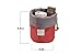 Charyeah Drawstring Cosmetic Bags Makeup Bag Travel Barrel Cases Kit Organizer Bathroom Storage Carry Case Toiletry Bags Multifunctional Bucket Toiletry Bag Polyester 300T (Red)