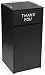 Displays2go 36 Gallon Commercial Waste Bin, Restaurant & Food Court Common Areas, Recycling & Tray Storage, Black (LCKDCHTTBK) primary