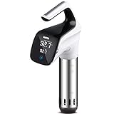 PARTU Sous Vide, Food-Grade Stainless Steel Sous Vide Cooker, 8.2LPM Speed | 850W | Adjusted Clamp | Anti-Moist Curved Panel | Dual Safety Protection with Cooking Guide