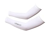 4ucycling Unisex Compression Fit Athletic Arm Sleeves Cooler with Spandex