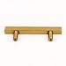 goldenwarm 3in Gold Drawer Pulls Brushed Brass Cabinet Pulls 15 Pack - LS1212GD76 Gold Drawer Knobs Kitchen Hardware Bathroom Cabinet Knobs Door Handle 5in(128mm) Overall Length