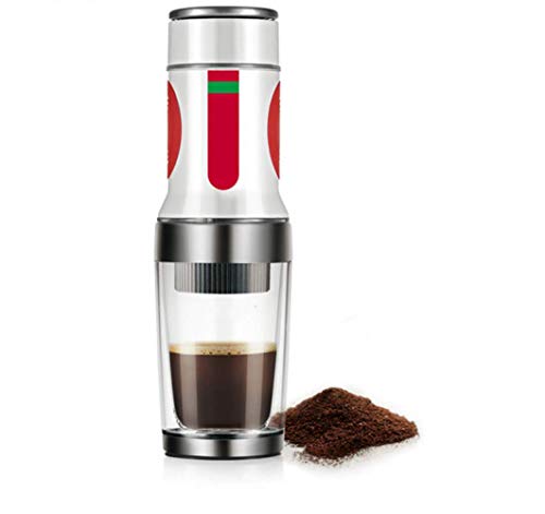 kaige Tragbare Kaffeemaschine Handpresse Kaffeemaschine Mini-Hand Espresso Pods Kaffee-Kapsel-Maschine WKY