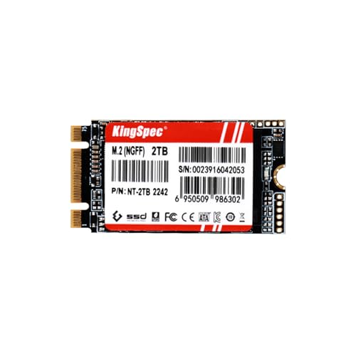 KingSpec M.2 SATA 2242 SSD NOT