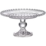 Godinger Cake Stand And Serving Plate Platter With Dome Lid, 6 In 1 Multi-Purpose Use, Italian Made Crystal Glass Footed Salad Bowl, Cake Plate, Fruit Platter - View #2