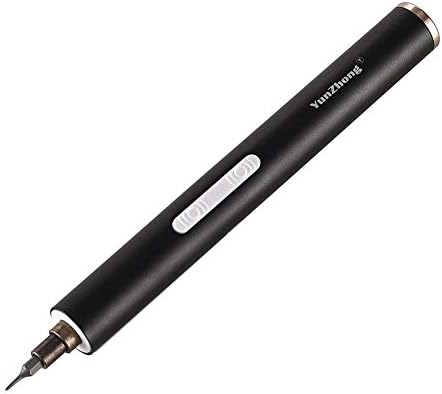 Rechargeable Portable Cordless Electric Screwdriver Mini S2 Alloy Phone Repair Tool Power Drill Set(Black)
