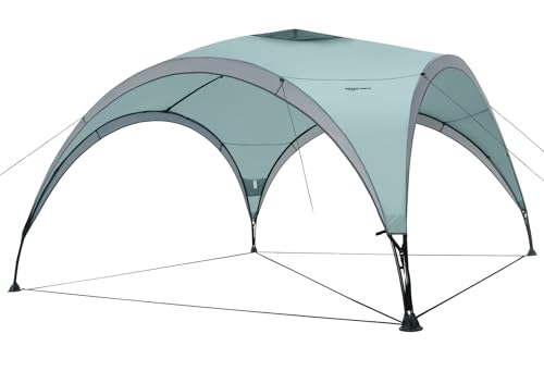 Amazon Basics Event, Gartenpavillon/Strand-Sonnenschutz, 3,65 x 3,65 m, Hellgrün