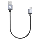 USB C, iOrange-E 1ft USB C to USB Braided Cable for Samsung Galaxy S8, S8 Plus, Nintendo Switch, 2015 Macbook 12'', ChromeBook Pixel, OnePlus 2, Nexus 6P, 5X, Nokia N1 and More Type C Devices, Black