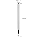 DunBong Rollerball Pen Refills, Roller Ball Fine Point 0.5mm, Red Ink Refill Pack of 5 - Replaceable Ballpoint Pen Refills Medium Point (Black)