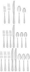 Lenox Opal Innocence 20-Piece Flatware Set, Metallic