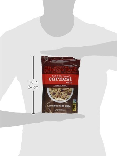 Earnest Eats Hot and Fit Cereal American Blend, 12.6 Ounces (Pack of 3)