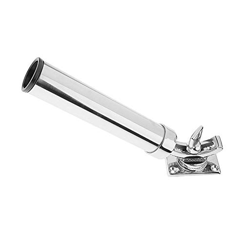 HEQIE-YONGP Angelzubehör Boot Angelrutenhalter Verstellbarer Angelrutenhalter for Boote Rutenhalter Silber (Color… – Bild 3