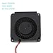 2pcs Brushless DC Cooling Fan 40mm x 40mm x 10mm 4010 12V 0.08A 3D Printer Fan Hydraulic Turbo Cooling Fan with XH2.54-2P Wire for 3D Printer