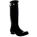 POLAR Womens Original Tall Gloss Winter Waterproof Wellie Rain Wellington Boot - Black - US 10
