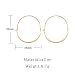 Big Round Earrings, Fashionable Women Jewelry Alloy Big Round Dangle Hoop Loop Earrings Girl Accessory (01)thumb 1