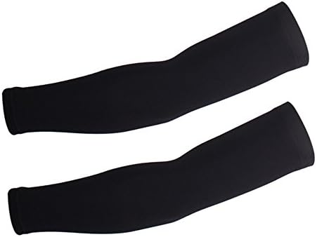 Arm Sleeves - Compression Anti-slip Arm Sleeve UV Protection Cooler for Men Women for Cycling Driving Football Basketball Golf Hiking Running Baseball(1 Pair)