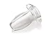 Master Series Gape Glory Clear Hollow Plug, Large (AF816-Large)