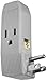 POWTECH 3 Outlet Extender Wall Adapter UL Listed,3 Outlet Wall Tap Gray