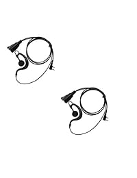 Arama 2 Pack PTT MIC Auriculares Auriculares Banda Ajustable Baofeng