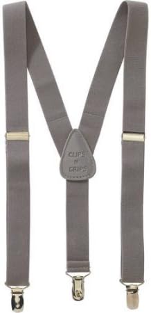 Kids Suspenders Child Baby Toddler Kid Adjustable Elastic Suspender Y Back Design (26", Charcoal Grey)