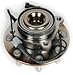 GM FW392 Front Wheel Hub and Bearing Assembly with Wheel Speed Sensor
