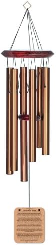 Chimesofyourlife rb-dog-27 Dog Rainbow Bridge Poem Pet Memorial Wind Chime, 27-Inch, Bronze