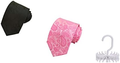 Men's Fashion Tie,Set of 2 Elegant Neck Ties By Gotida - Multiple Sets to Chose From(Get a 360-degree rotating tie rack)
