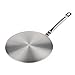 Heat Diffuser, Induction Adapter Plate for Gas Stove Glass Cooktop Converter, Flame Guard Induction Hob Pans, 7.5 Inch Stainless Steel