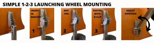 Inflatable Boat Launch Wheels, Inflatable Boat Motor Wheels Foldable Outboard Motor Wheels Stainless Steel