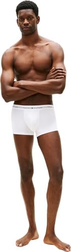 Herren 3P Low Rise Trunk UM0UM03752 Trunk, Rot (Blk/White/Lght Gry Hthr), S