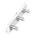 Moldiy Towel Hooks, Bathroom Towel Hooks - Brushed Nickel, 3M Adhesive Towel Hook