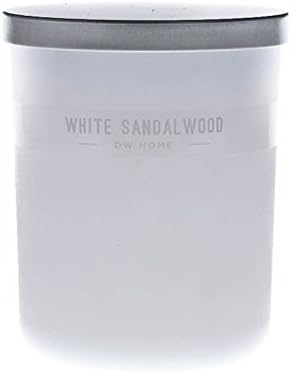 DW Home Decoware Richly Scented Candle Medium Single wick 9 oz M ----White Sandalwood