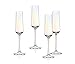 Godinger Monterey Champagne Flute Beverage Glass Cup – Set of 4