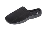 J. Fiallo Mens Stitched Terry, Comfortable Indoor Clog Slippers