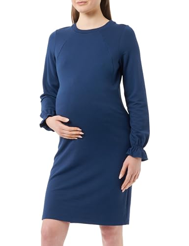 Noppies Dress Frederikstad Nursing Long Sleeve Vestito, Naval Academy-P886, 48 Donna