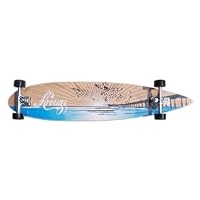 Krown Wood Sunset Complete Longboard Skateboard