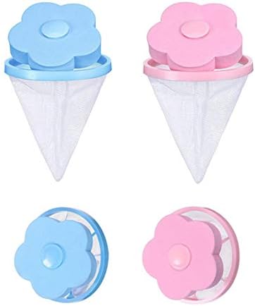 SHL Reusable Washing Machine Floating Lint Mesh Bag, Hair Filter Net Pouch, Removal Device Wool Laundry Filter Bag