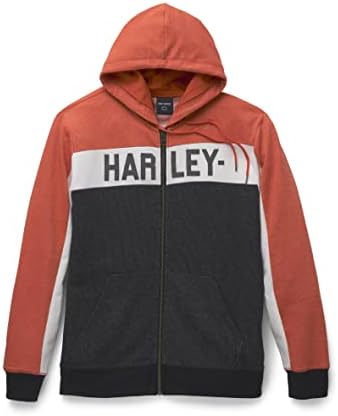 Amazon.com: Harley-Davidson Men's Bar & Shield Colorblock Zip-Up