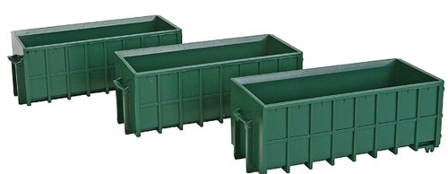 Walthers SceneMaster Assembled Dumpster Toy (3 Pack), Large