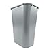 Rubbermaid Commercial Products 2957 LLDPE 10-Gallon Deskside Large Trash Can, Rectangular, 11