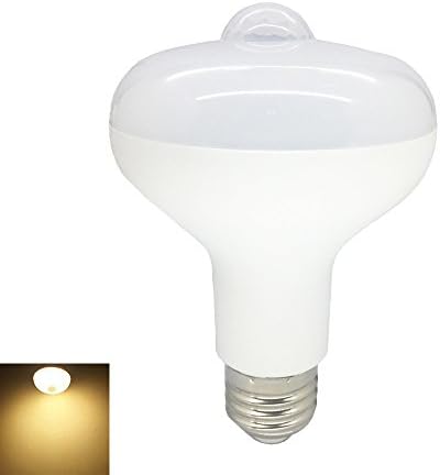 LED BR30 flood light bulbs 12W 1000lm-100W Equivalent Motion Sensor Light Bulb Auto On/Off Infrared Sensor Motion Activated light bulb Detection Outdoor/Indoor LED Night Light bulb (BR30-12W-3000K)