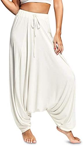 Jchen(TM) Womens Loose Exercise Harem Pants Sports Gym Yoga Workout Fitness Pants Drawstring Plus Size Yoga Pants