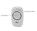 Liztek Portable Wireless Doorbell with 2 Remote Button and 1 Receiver Operating at 1000 feet Range with 52 Wireless door Chimes, Batteries Not Required for Receivers (White)