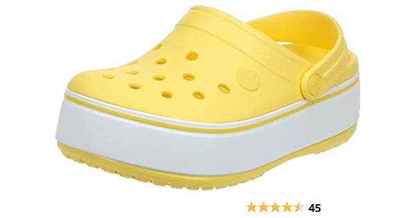 crocband platform white