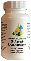 S-Acetyl L-Glutathione 300 Mg.| 60 VCaps | Non-GMO | Soy-Free and Gluten Free